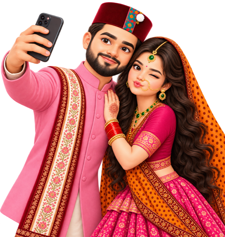 Pankaj & Suman — Selfie Moment